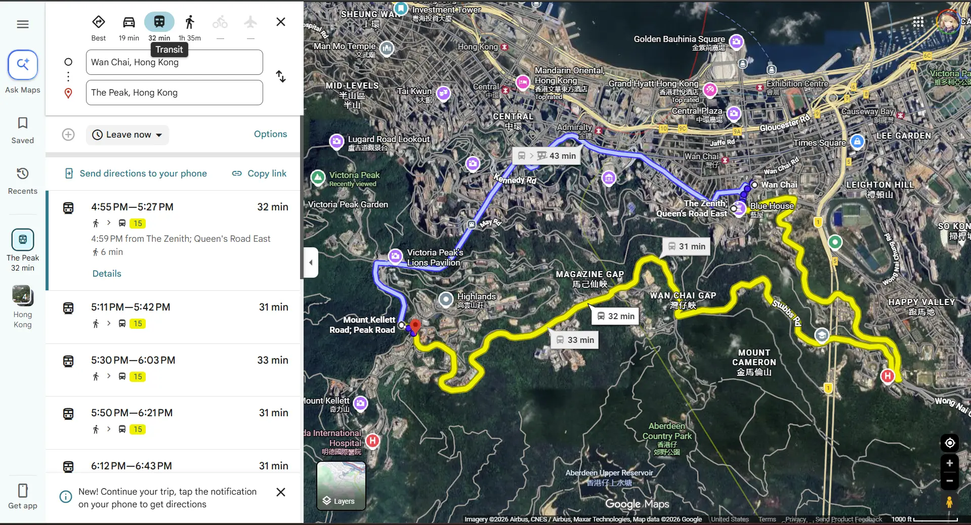 Route15-Wanchai-ThePeak