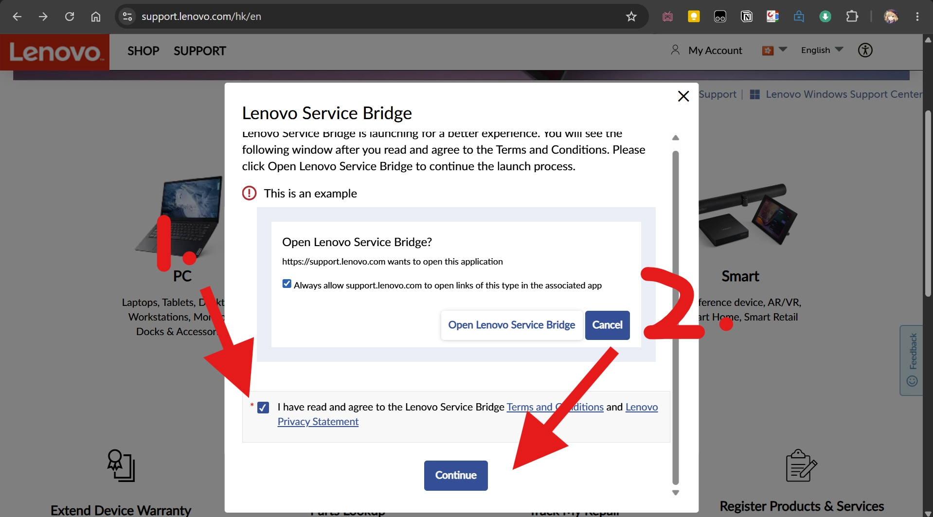 Lenovo Service Bridge